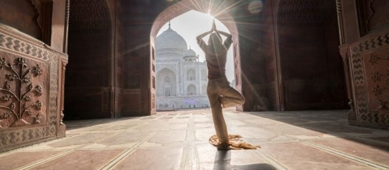 Learning Yoga in India