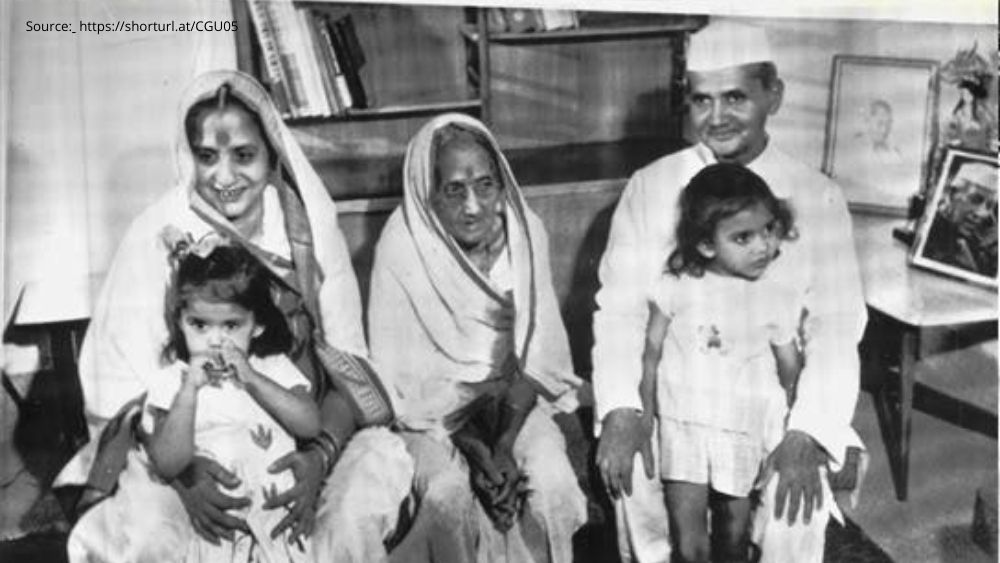 Lal Bahadur Shastri & family