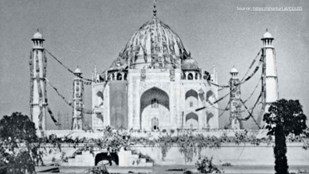 Taj Mahal during Indo-Pakistan War of 1971